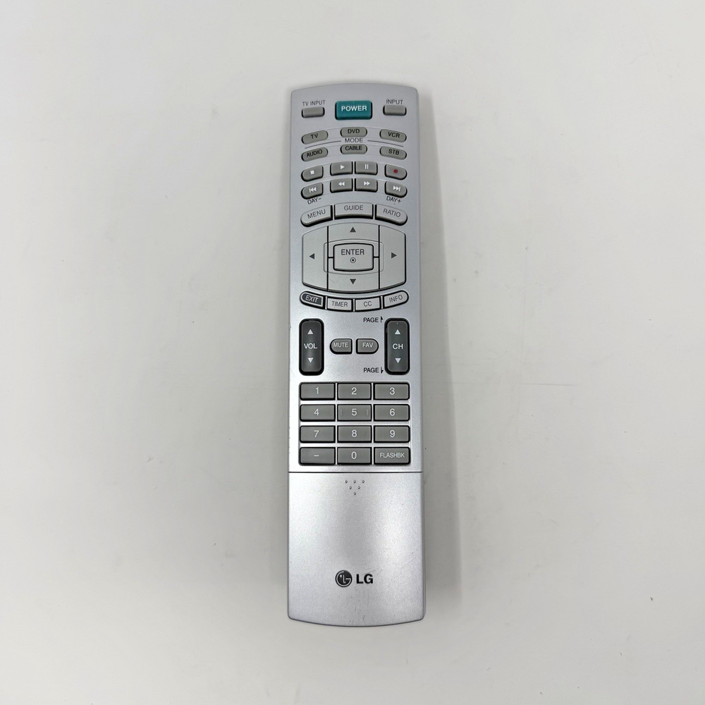 LG 6710V00141N Plasma TV Remote Control 42PX3DCV 50PX1DH 42PX3D HRA412 Untested